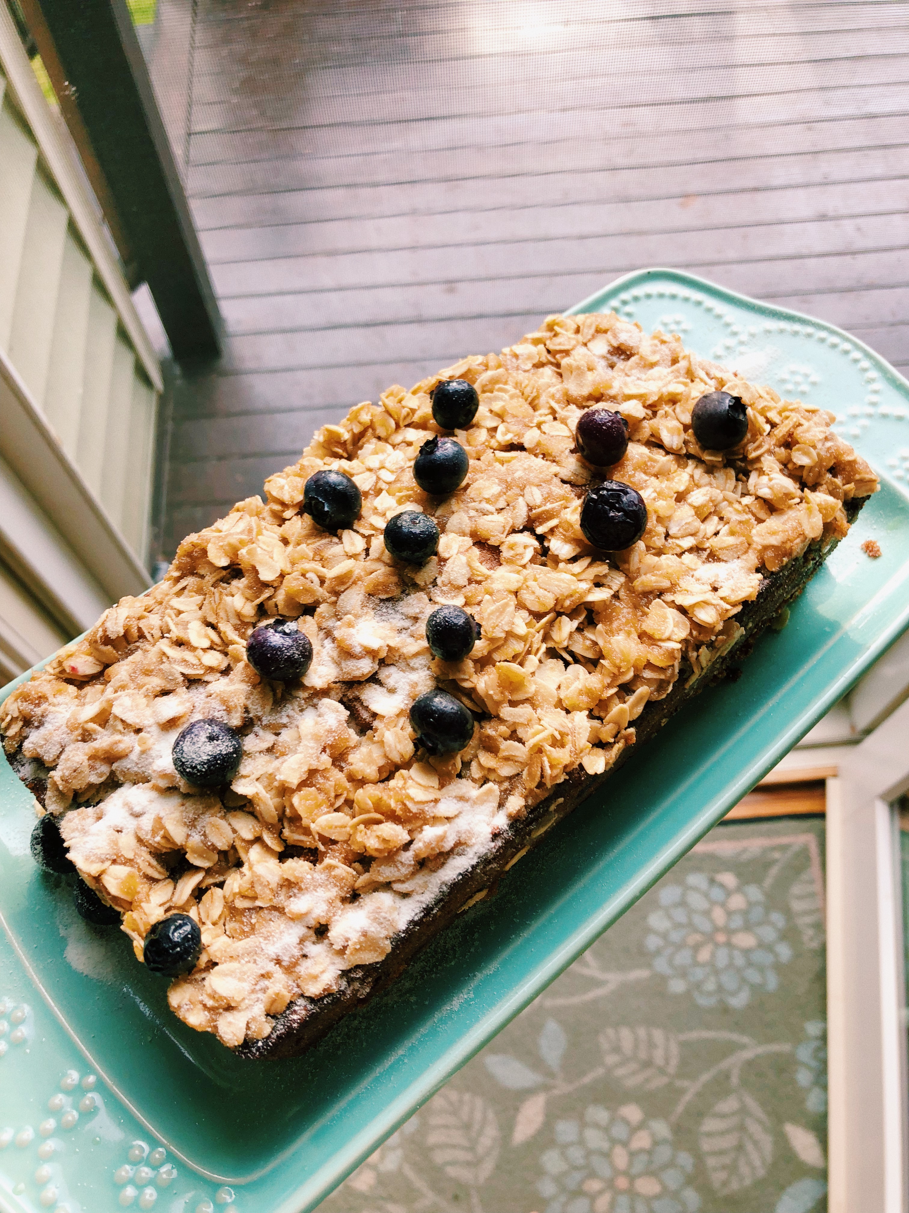 paleo gluten free blueberry banana bread