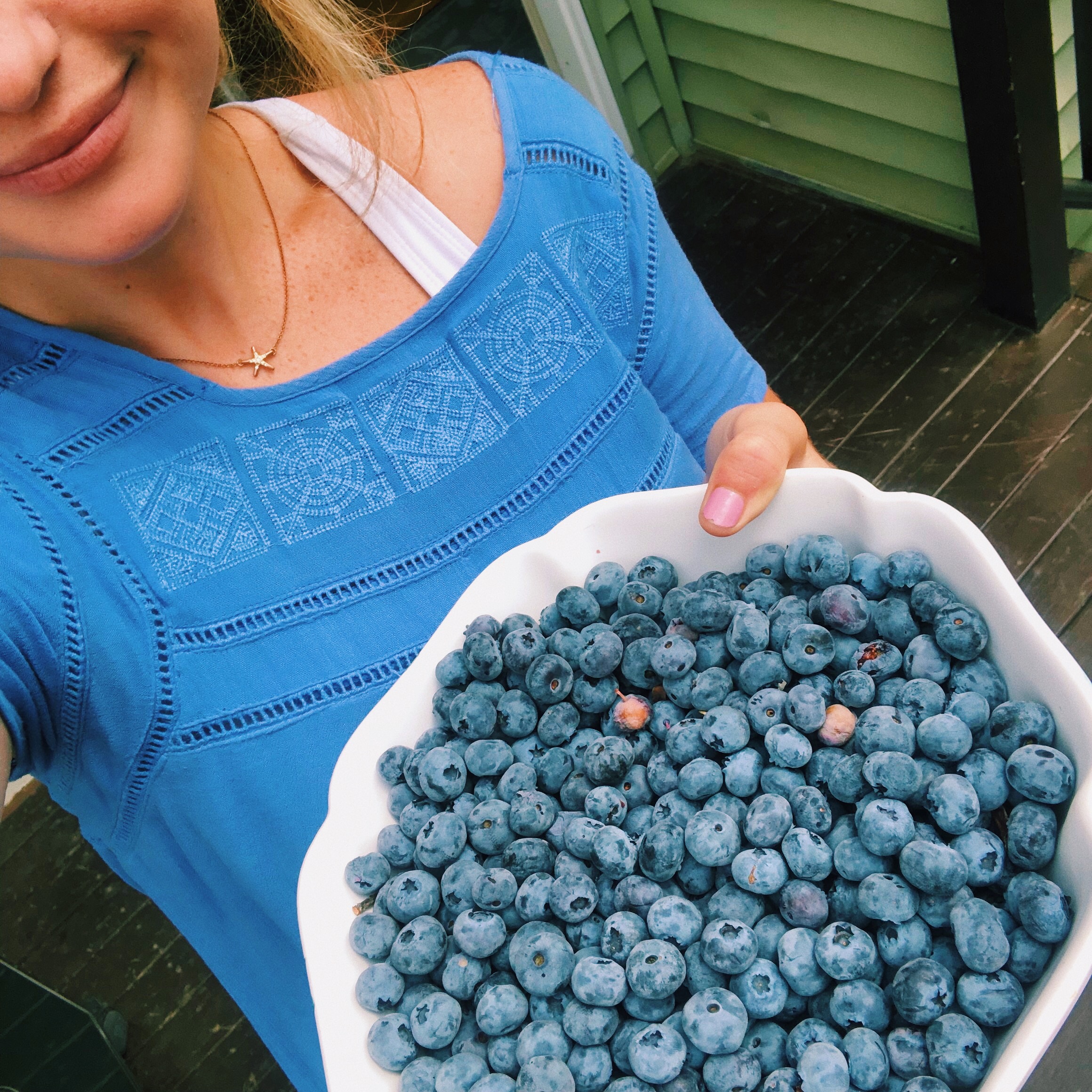 fresh blueberries