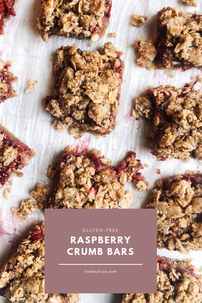 raspberry crumble bars