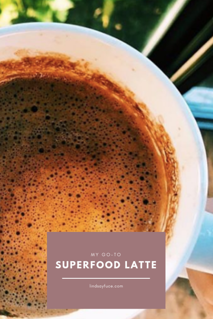 My go-to superfood latte