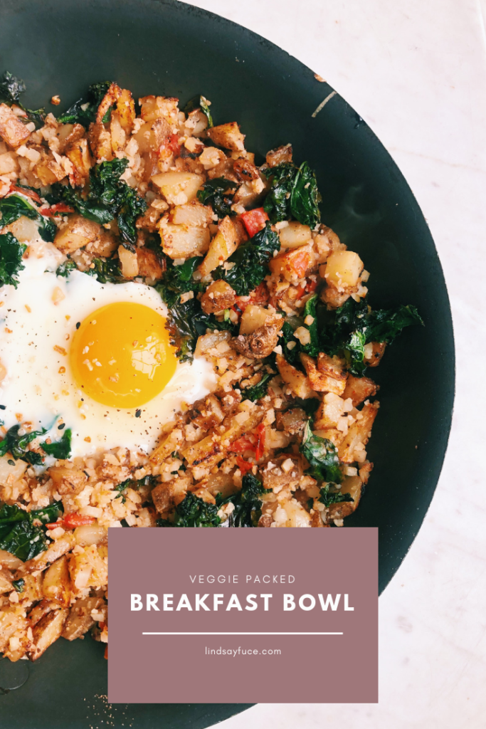 veggie packed breakfast bowl 