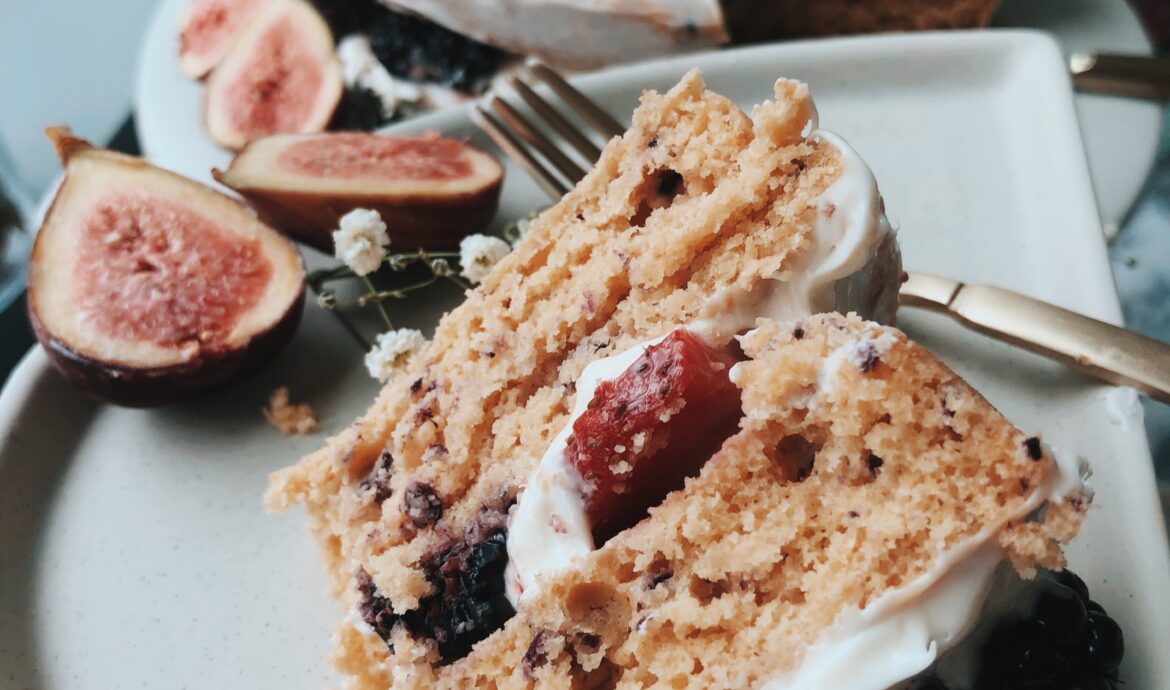 Gluten-Free Berry Vanilla Cake