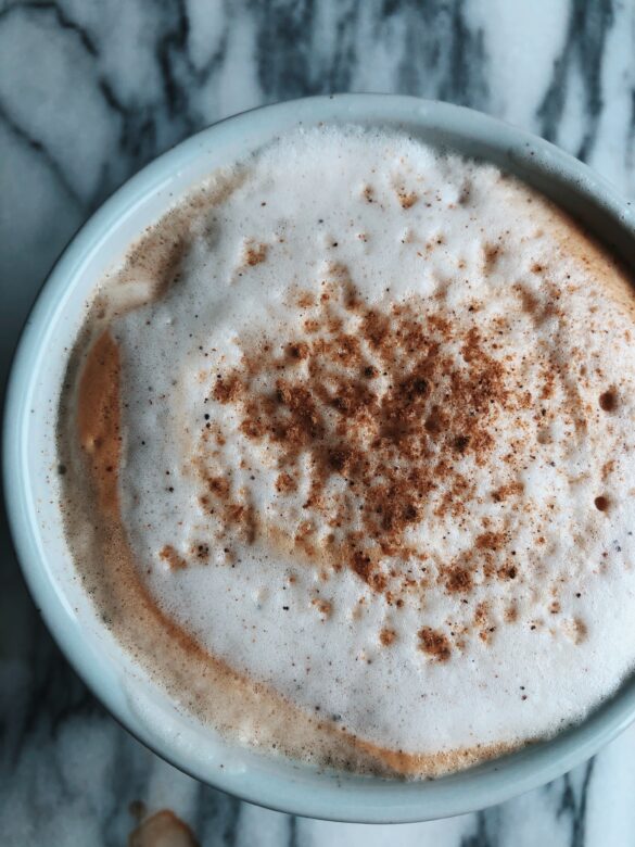 hormone friendly pumpkin spice latte